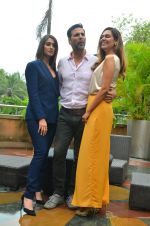 Ileana D_Cruz, Akshay Kumar, Esha Gupta at Rustom promotion in Mumbai on 6th Aug 2016